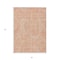 Homeroots 3' X 5' Orange And Ivory Abstract Washable Indoor Outdoor Area Rug 594947 - alternate 4