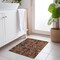 Homeroots 2' X 3' Red Orange and Blue Oriental Washable Non Skid Indoor Outdoor Area Rug 563781 - alternate 5