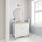 James Martin Vanities Chicago 36" Single Vanity, Glossy White, w/ 3 CM Tajnar Eclos Top 503-V36-GW-3TJR - alternate 2