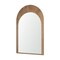 Homeroots 48" Brown Solid Wood Arch Accent Mirror 607302 - alternate 3