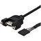 Startech.Com 3 ft Panel Mount USB Cable - USB A to Motherboard Header Cable F/F USBPNLAFHD3 - alternate 1