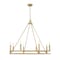 Z-Lite Dennison 8-Light Chandelier, 36 in W, Signature Brass 4005-8SBR - alternate 4