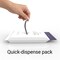 Happimess 8-Gallon 30L Lavender Scented Drawstring Trash Can Liner, White, 20-Count, 1-Pack of 20 Liners HPM3101A-W-1SET - alternate 2