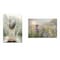 Homeroots Set Of Two Bloom Where You are Planted 3 White Framed Print Wall Art, 2PK 406073 - alternate 1