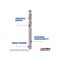 American Saw & Mfg Hole Saw Pilot Drill Bit, Quick Change, High Speed Steel, 1/4 In. LXAH99314PB - alternate 3