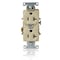 Leviton Dup Rec 20A 125V Self-Gr Ivr L5362-I - alternate 1