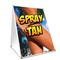 Signmission Spray Tan, 36 Inch x 24 Inch A-frame Yard Sign, Plastic Sign SBC-2436-Spray Tan - alternate 1