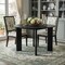 Homeroots 45" Black Solid Wood Round Top Dining Table 712205 - alternate 3