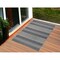 Homeroots 2' X 3' Blue and Gray Striped Stain Resistant Indoor Outdoor Area Rug 531639 - alternate 1