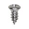 Auveco Phillips Oval #6 Head Tapping Screw 8 x 3/8in Chrome, 100PK 2024 - alternate 1