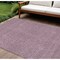 Homeroots 10' X 14' Eggplant And Ivory Geometric Washable Indoor Outdoor Area Rug 595642 - alternate 1