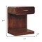 Homeroots 22" Brown Solid Wood One Drawer Nightstand 651795 - alternate 4