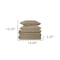 Homeroots Linen Twin Cotton Blend 650 Thread Count Washable Duvet Cover Set 528404 - alternate 3