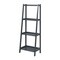 Homeroots 60" Leaning Ladder Bookshelf With 4 Shelves In Graphite 380041 - alternate 3