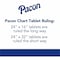 Pacon Ruled Chart Tablet, White PAC74610 - alternate 2