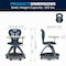 Flash Furniture Dark Gray Mobile Desk Chair, 360 Degree Tablet Rotation YU-YCX-019-DG-GG - alternate 6