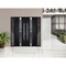 Vdomdoors Steel Double Doors Deux 1755 Black Enamel 2 Sidelight Exterior Windows Stainless Inserts Single Mod DEUX1755DEXD-BLK-RH-W16+72+16 x H80 - alternate 4