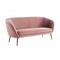Homeroots 75" Coral Sofa With Black Legs 480909 - alternate 6