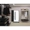 Vdomdoors Front Exterior Prehung Steel Door Ronex0162 Red Oak Sidelight Exterior Window Sidelite Entry Metal RONEX0162EXD-RED-W36+12 X H80-LH-I - alternate 3