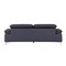 Homeroots 88" Blue Italian Leather Solid Wood Sofa 720450 - alternate 4
