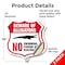 Signmission Alligator Warning Shield Sign Beware Of, 18 inch X 18 inch, Vinyl Decal, 2PK SHI-D-2PACK-18-358 - alternate 4