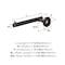 Amerock Arrondi Oil Rubbed Bronze Contemporary Single Post Toilet Paper Holder BH26540ORB - alternate 4