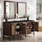 James Martin Vanities Addison 72" Double Vanity, Mid-Century Acacia, w/ 3 CM Phantome Eclos Top E444-V72-MCA-3PHT - alternate 3