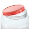 Gibson Home Chiara 2 Gallon Glass Mason Jar Dispenser with Metal Lid and Base in Red 130949.02RR - alternate 5