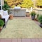 Homeroots 10' X 14' Sage And Beige Abstract Washable Indoor Outdoor Area Rug 630542 - alternate 8