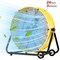 Edendirect 24 in. 3 Fan Speeds Floor Fan in Yellow with Adjustable Tilt ZRFQT-60A-YW - alternate 2