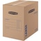 Smoothmove 18 in x 18 in x 24 in Moving Box, Kraft, Blue Printing, Kraft Corrugated Board, Single Wall, 32 ECT 7714001 - alternate 1