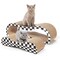 Simple Deluxe FluffyDream 2 in 1 Cat Scratcher Cardboard Lounge Bed, Cat Scratching Post, Durable Board Pads Prev PTFURNSCRATPAD2IN1LCHECK - alternate 1