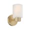 Westinghouse Sylvestre 1-Light Champagne Brass Wall Sconce 6126400 - alternate 1