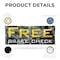 Signmission Free Brake Check, 48 Inch x 120 Inch, Vinyl Banner B-120-30642 - alternate 2