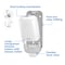 Tork Soap and Sanitizer Dispenser, White, Wall 581500 - alternate 3