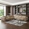 Homeroots Beige Leather Power Reclining L Shaped Seven Piece Corner Sectional With Console 643900 - alternate 2