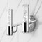 Jonathan Y Bolha 10.75" 2-Light Minimalist Modern Bubble Acrylic/Iron Integrated LED Vanity Light, Chrome JYL7223A - alternate 8