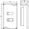 Siemens ALPHA 400/630/1250 DIN assembly kit molded case circuit breaker 1x 8GK4731-3KK12 - alternate 2