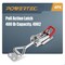 Powertec Toggle Clamp, 400 lbs Cap., 4002 Adjustable Pull Action Latch, 4PK 20333N - alternate 1