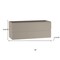 Homeroots 48" Light Brown Wood Freestanding Bathroom Vanity With White Sink And Two Drawers 627511 - alternate 2
