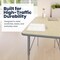 Flash Furniture Commercial Adjustable Height Rectangular Activity Table - Standard Legs-LT NAT XU-A2448-REC-LTNAT-T-A-GG - alternate 4
