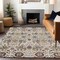 Homeroots 3' X 5' Ivory Red And Green Floral Washable Indoor Outdoor Area Rug 604647 - alternate 5