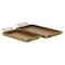 Homeroots Set of Two Gold Cast Iron Handmade Vanity Trays With Handles 625656 - alternate 11
