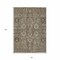 Homeroots 8' X 10' Brown Gray And Charcoal Oriental Washable Indoor Outdoor Area Rug 582059 - alternate 4