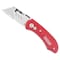 Vulcan Utility Knife, 2-3/8 in L Blade, 3/4 in W Blade, Steel Blade, 1-Blade, Red Handle KL007 - alternate 1