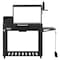 Koolmore 54 in. Argentine Charcoal Grill, Adjustable Grate Outdoor BBQ, Black KM-OG-A-54 - alternate 6
