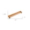 Homeroots 16in Traditional Solid Teak Towel Bar 475857 - alternate 3