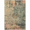 Homeroots 5' X 8' Sage Gray And Pink Abstract Washable Indoor Outdoor Area Rug 606123 - alternate 4