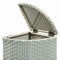 Happimess Chloe 15.56-Gallon All-Weather Wicker/Metal Corner Hideaway Outdoor Trash Can, Mint Blue/White HPM1200C - alternate 3