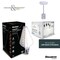 Bulbrite 4WLED DIAMOND SHAPED GRAND, 2200K FILAMENT W/ WHITE MARBLE PENDANT, WHITE STRING 810175 - alternate 5